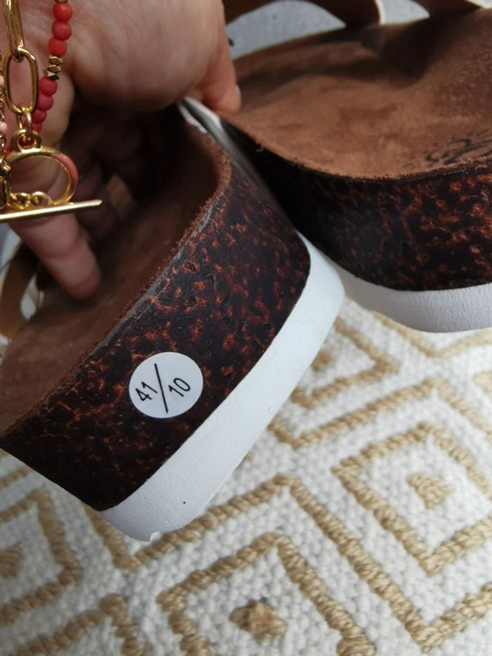 Nu pied sandale mule Rip Curl Stellar blanc taille 41 neuf - photo numéro 6