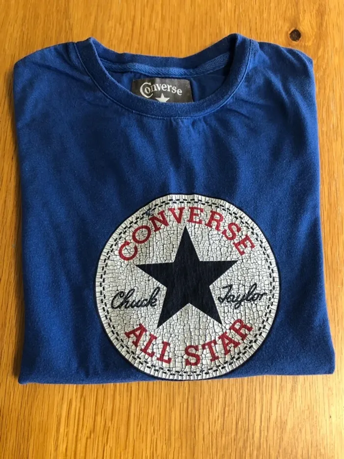 T-shirt manches longues converse - photo numéro 2