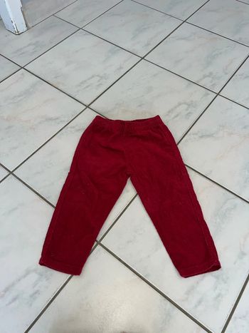 Pantalon velour