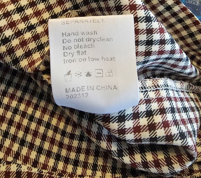 Jupe a carreaux marron 2 ans - photo numéro 5