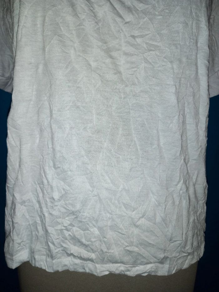 Tee-shirt Zara froissé S - photo numéro 2