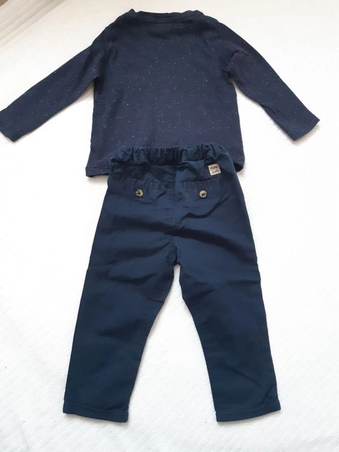 Tenue tee-shirt manches longues et pantalon 18 mois - photo numéro 6