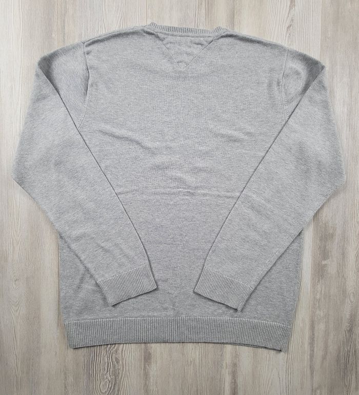 Pull fin Tommy Hilfiger gris clair – taille XXL – excellent état - photo numéro 6