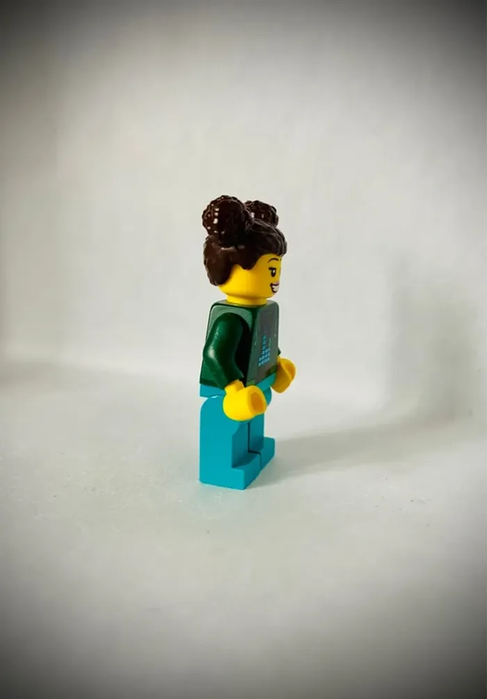 Minifigurine LEGO City CTY1801 - Cliente du Robot World - Très bon état - photo numéro 4
