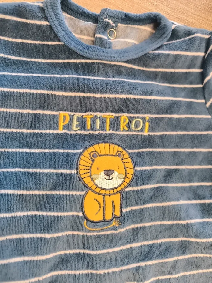 Pyjama garçon 6 mois Mes Petits Cailloux - photo numéro 3