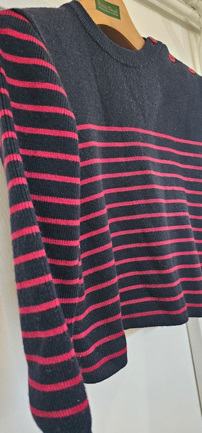 Pull Marinière laine Saint James 10 ans - photo numéro 3