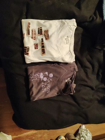 Lot tee-shirt grandes manches