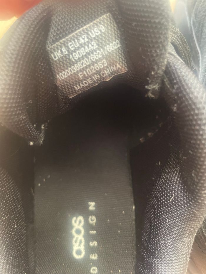 Basket asos noir 42 - photo numéro 3