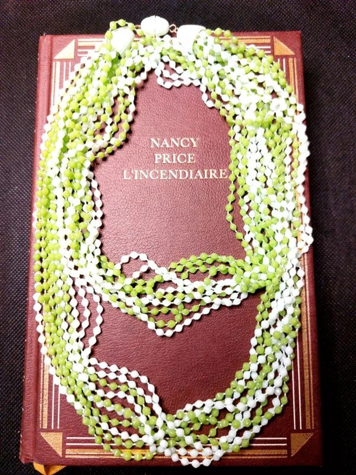 Magnifique collier sautoir multirangs en perles - photo numéro 5