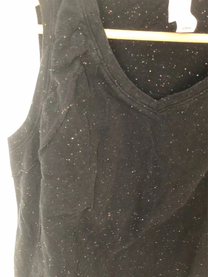 T shirt dans manches noir - photo numéro 2