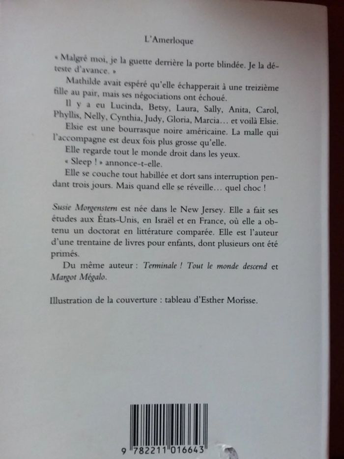 Livre L'Amerloque de Susie Morgensten - photo numéro 2