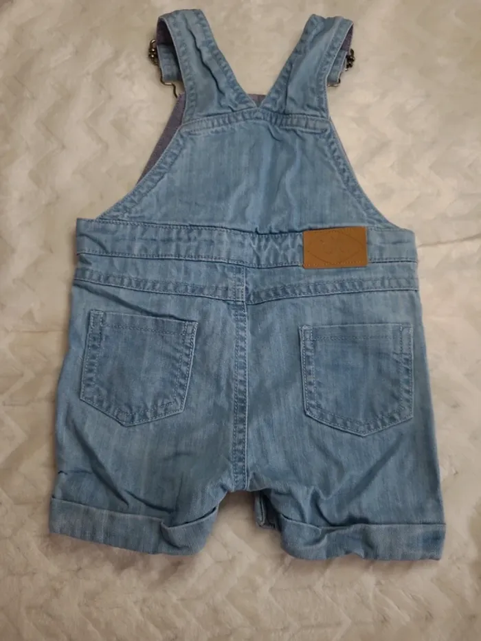 👶Salopette short Cadet Rousselle taille 6mois👶 - photo numéro 2