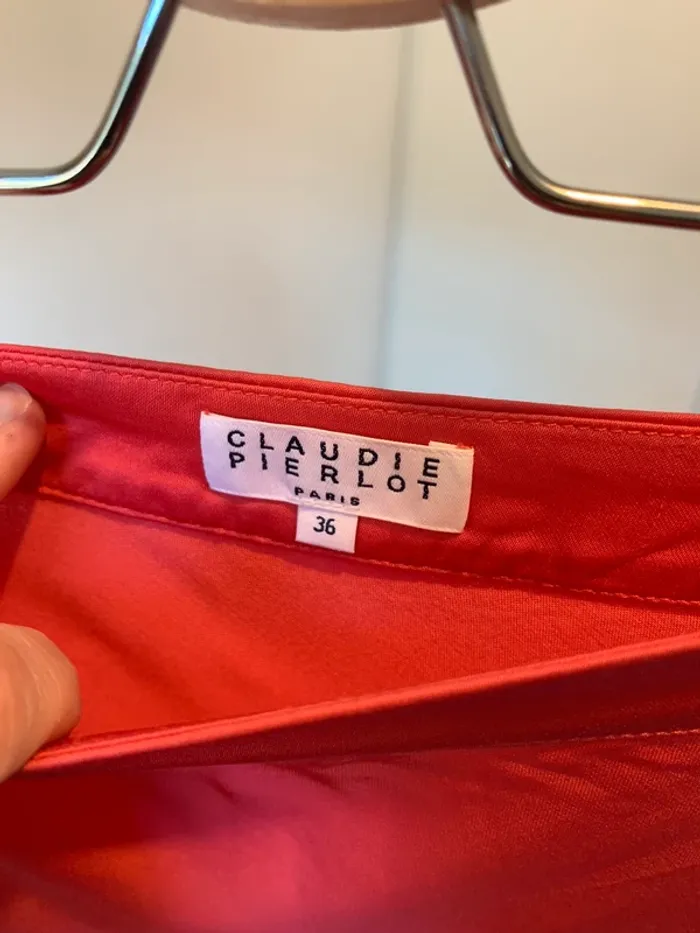 Jupe rose fuchsia Claudie Pierlot taille 36 - photo numéro 3