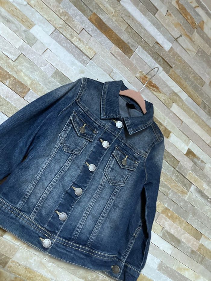 3/4ans veste jeans benetton - photo numéro 2