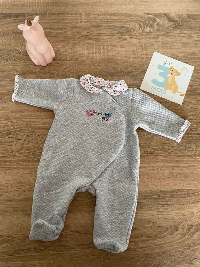 Pyjama épais Mots d’enfants 3 mois