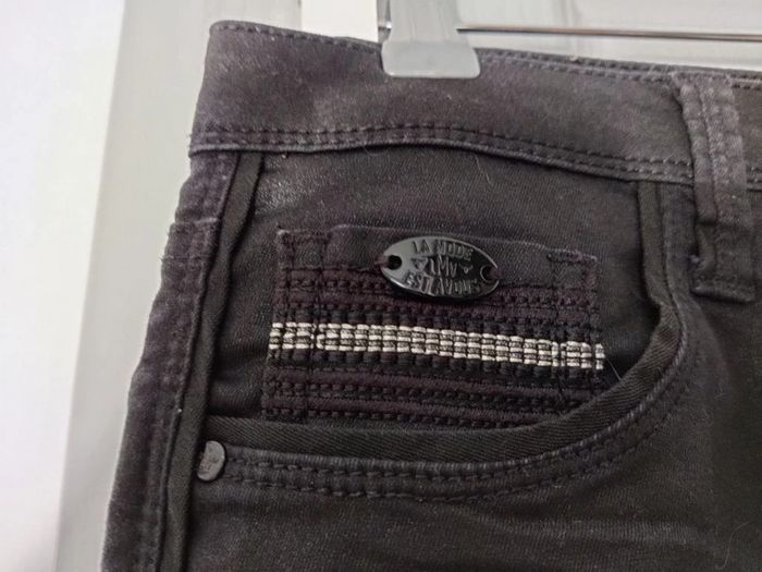 Jupe LMV noire taille 38 - TBE - photo numéro 3