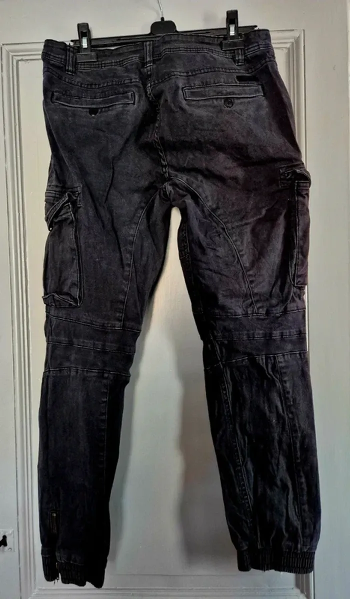 Pantalon cargo indicode noir XL - photo numéro 2