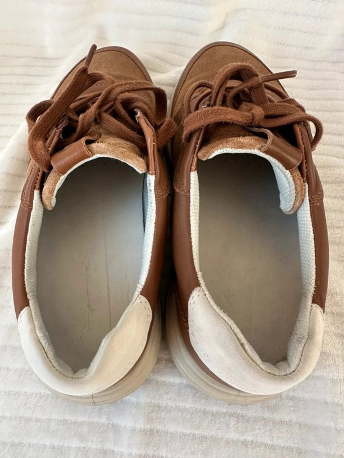 Sneakers Ecco homme marron, taille 39, très bon état - photo numéro 7