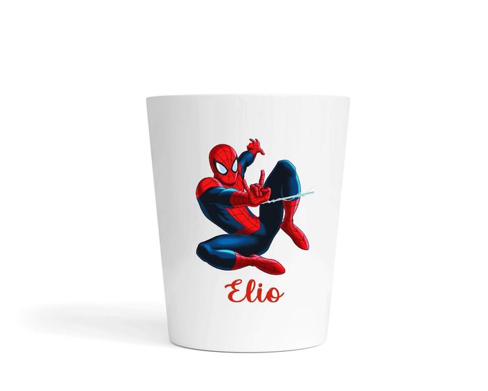 Gobelet motif Spiderman personnalisé enfant