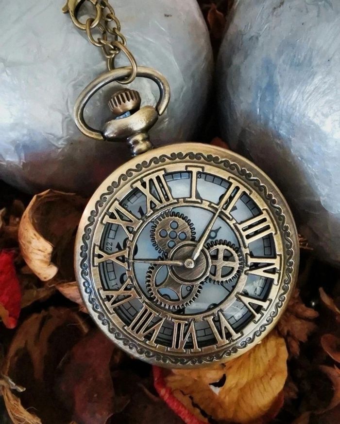 A36 montre à gousset rétro vintage originale bronze