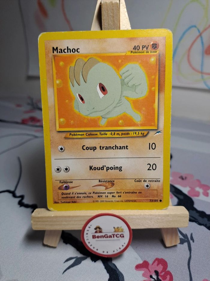 Carte Pokémon Machoc 73/105 Neo Destiny ed2 Wizards Fr