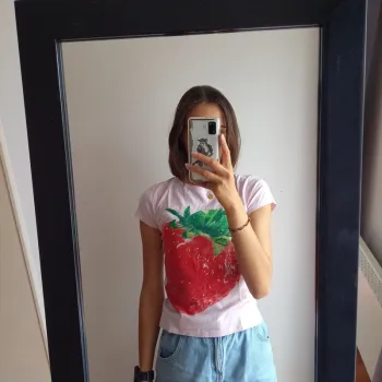 Tee-shirt manches courtes okaïdi fraise