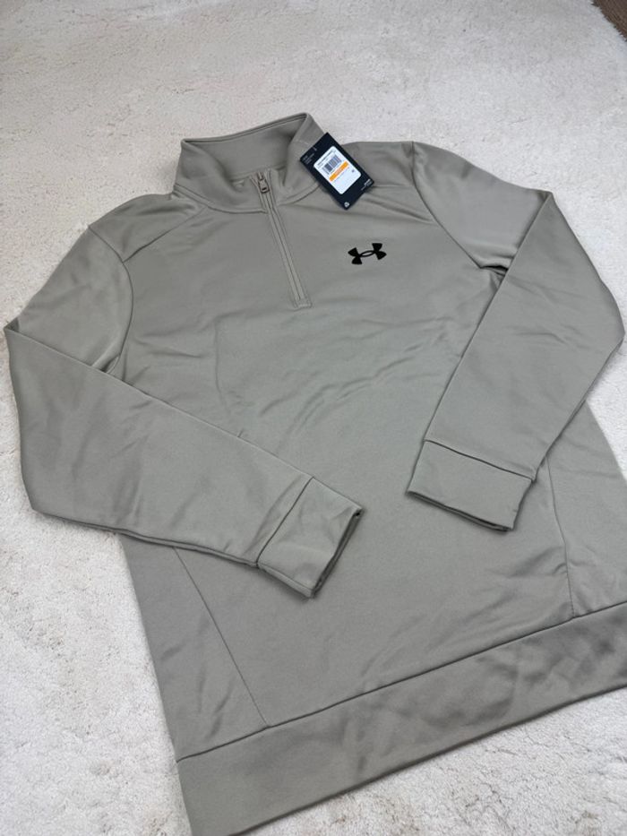Sweat Fleece 1/4 Zip Under Armour Neuf Taille S - photo numéro 2