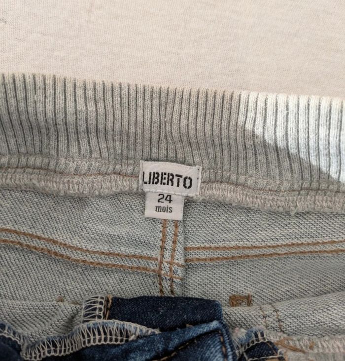 Short en jean souple "Surf Beach Club" - Liberto 24 mois - photo numéro 3