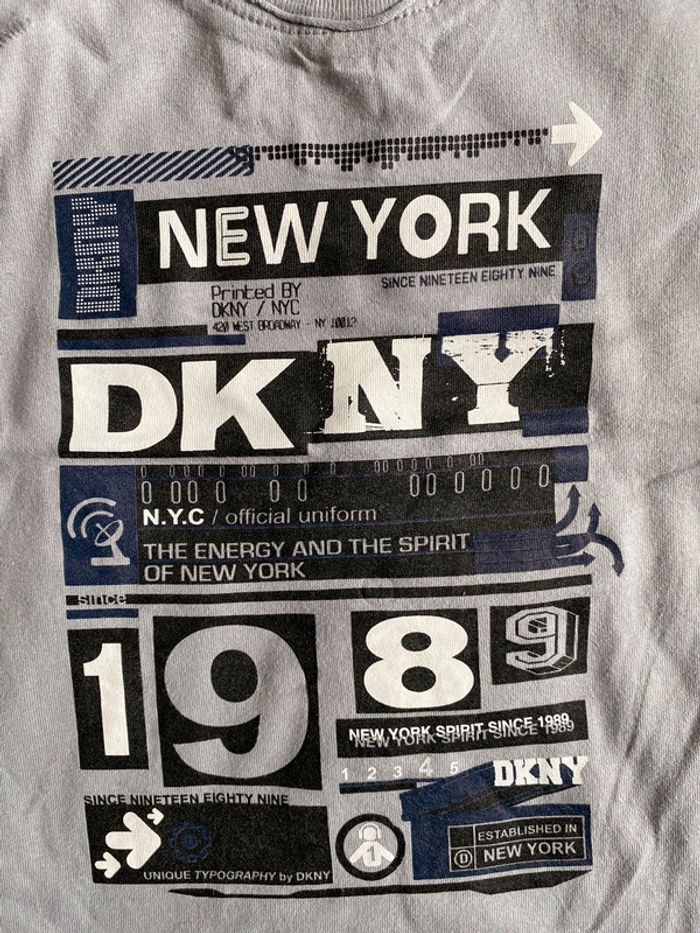 Teeshirt manches longues DKNY - 12 mois - photo numéro 2