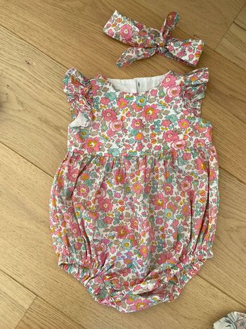 Barboteuse et bandeau créatrice