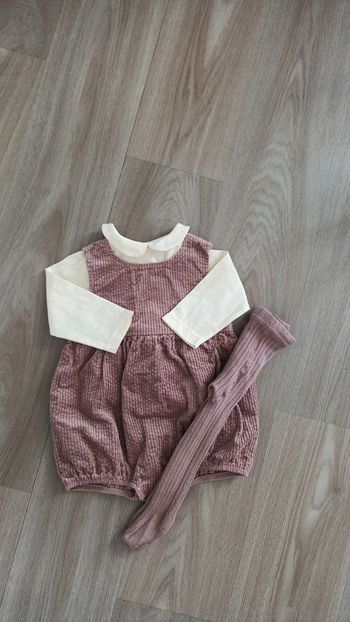 Ensemble mi-saison fille 12 mois