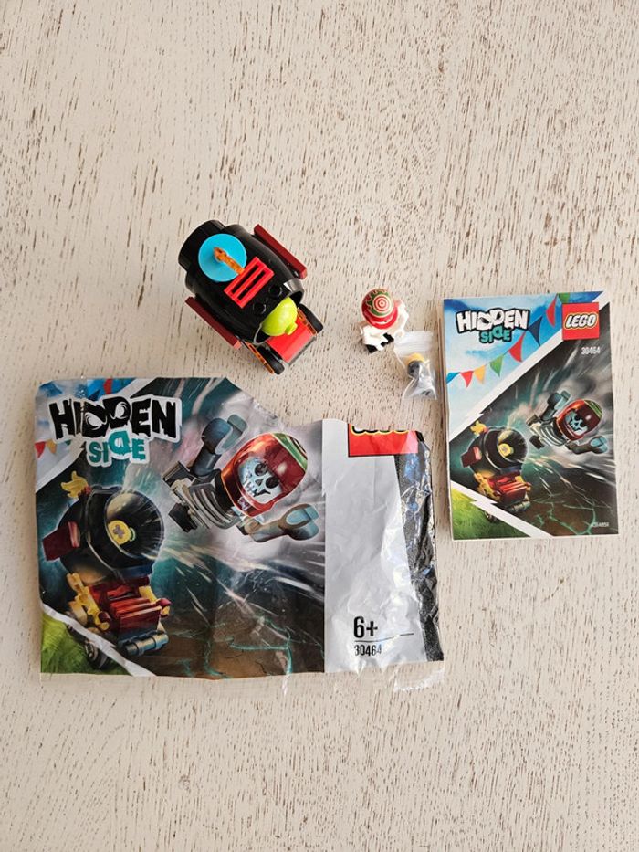 LEGO Hidden Side 30464 El Fuego's Stunt Cannon, polybag complet, notice, figurine, canon, squelette - photo numéro 12