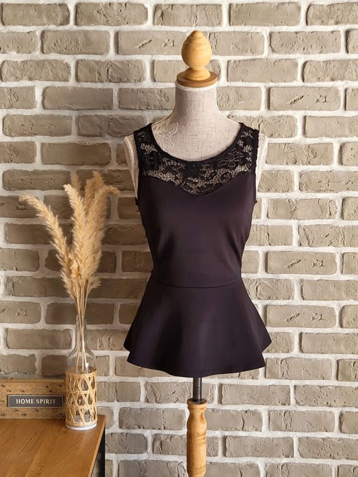 Top noir dos en dentelle H&M - Tendance et élégant - photo numéro 10