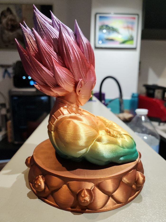 Vegeta Buste Dragon Ball Z Figurines Personnage Décoration - photo numéro 4