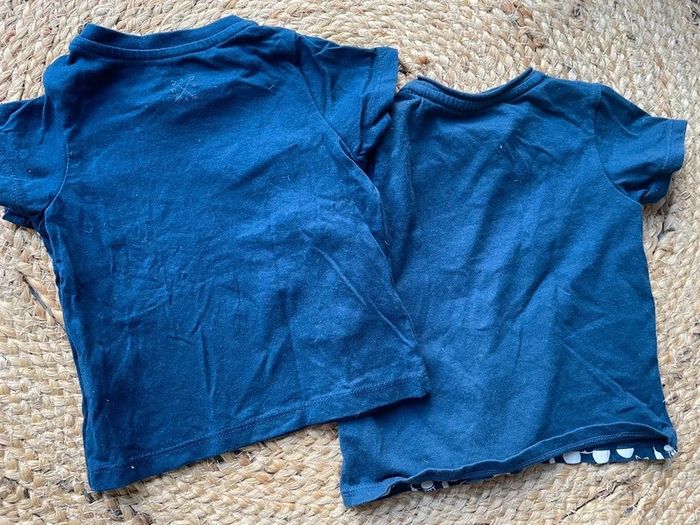 Lot 2 tee-shirts 9 mois - photo numéro 3