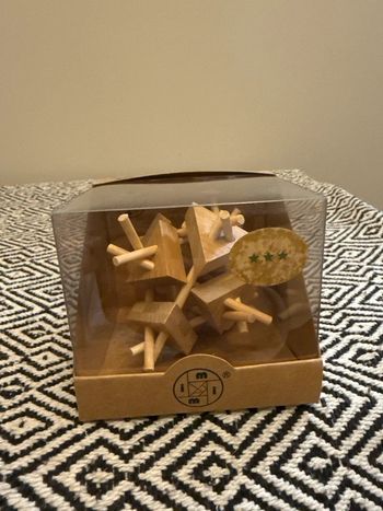 WDK - Bamboo Puzzle Casse Tête en Bois - 7 ans et +