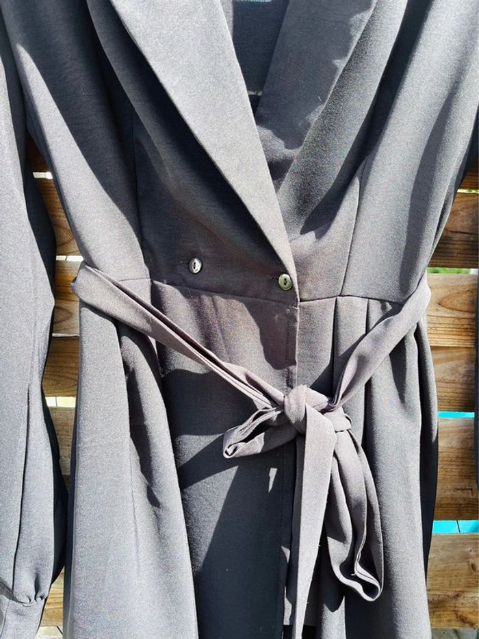 Robe portefeuille noir - Taille 40 - photo numéro 5