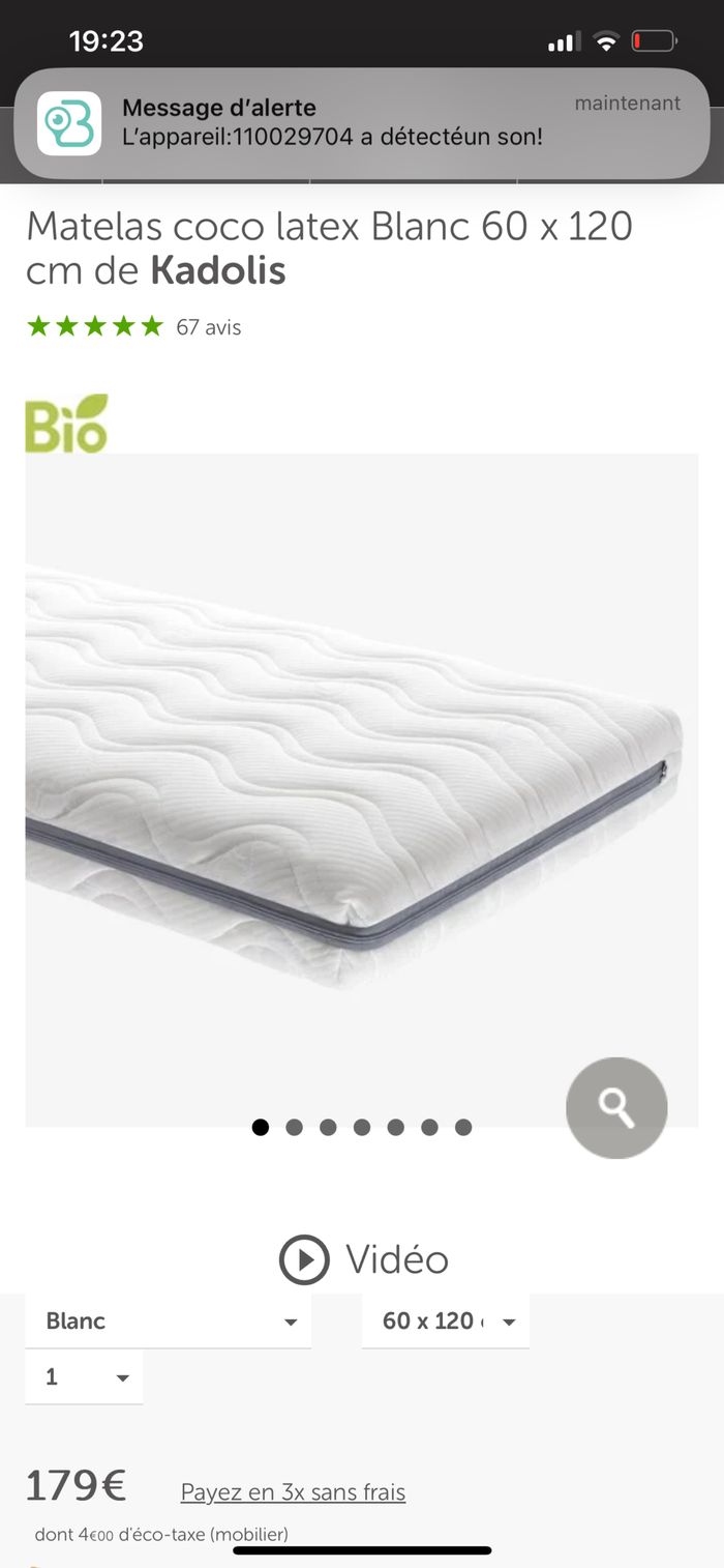 Lit bébé et son Matelas - photo numéro 5