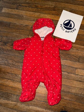 combinaison pilote Petit Bateau 3 mois