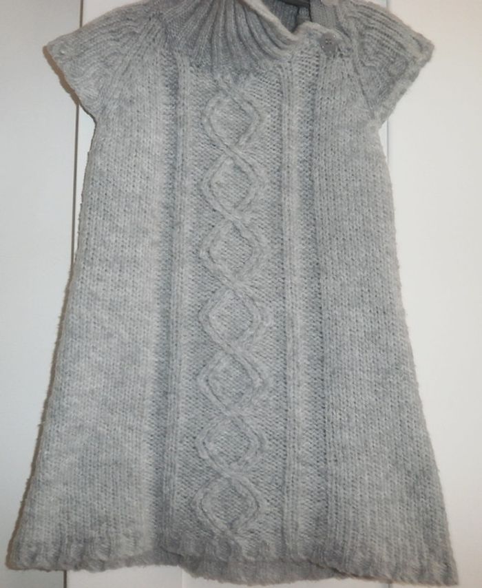 Robe Hema laine et acrylique grise