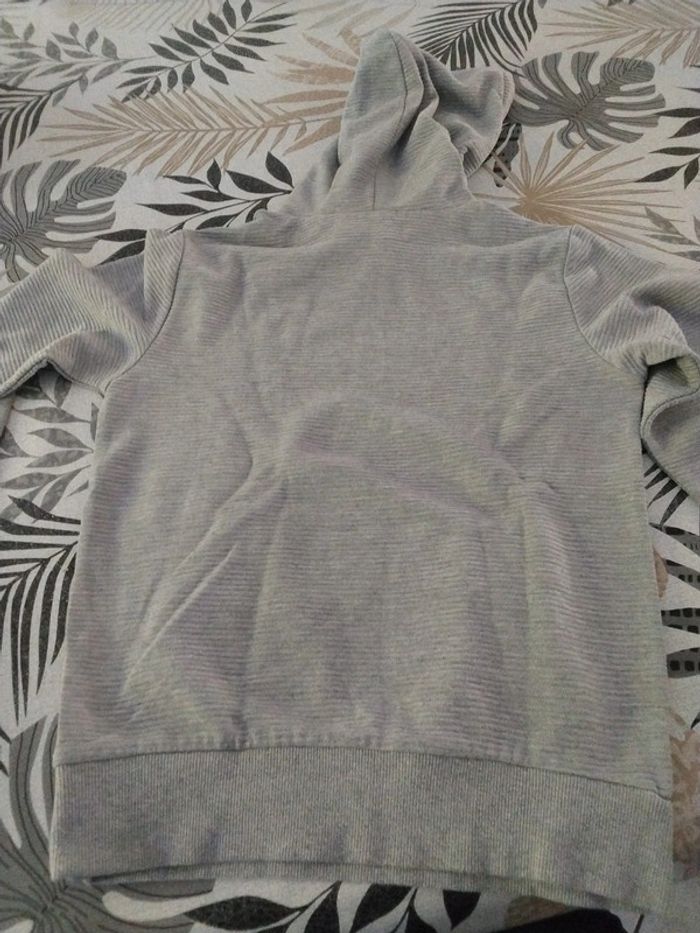Sweat à capuche gris Kiabi 12 ans - photo numéro 3