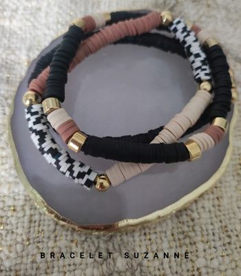 Lot Bracelets perles heishi