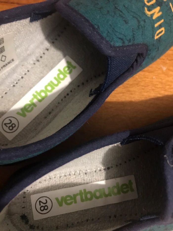 Pountoufle garçon verre taille 28 marque vertbaudet neuf sans étiquette - photo numéro 6
