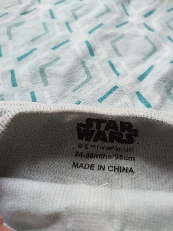 Pyjama pantalon Tshirt manches longues star wars - photo numéro 3