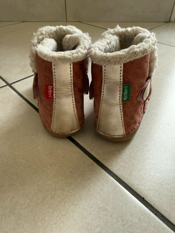 Bottes kickers rose - photo numéro 3