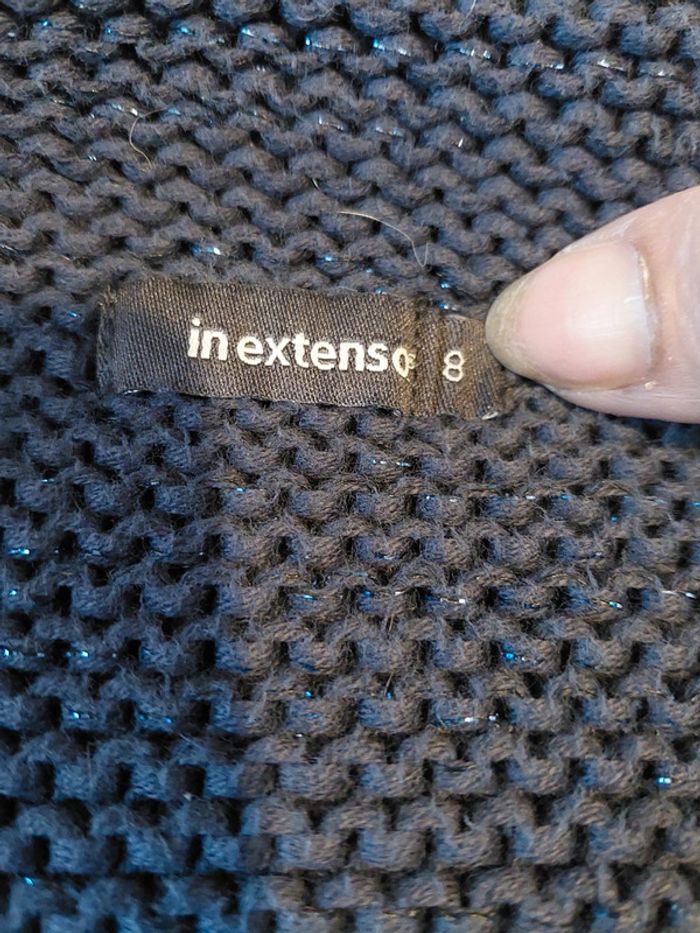 Gilet bleu avec brillant taille 8 ans - photo numéro 2