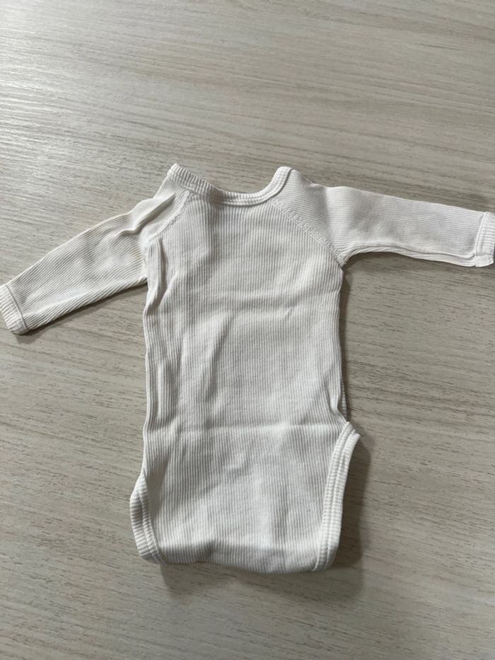 Salopette Petit Bateau + bodie blanc naissance - photo numéro 5