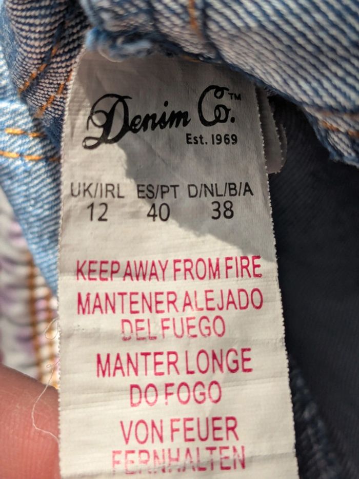 Short en jeans T38 : high waist - photo numéro 5