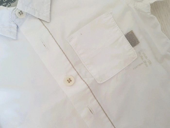 Chemise blanche cérémonie garçon catimini 3 mois - photo numéro 3