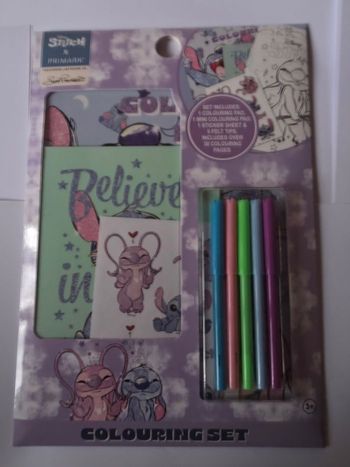 Set de papeterie Stitch
